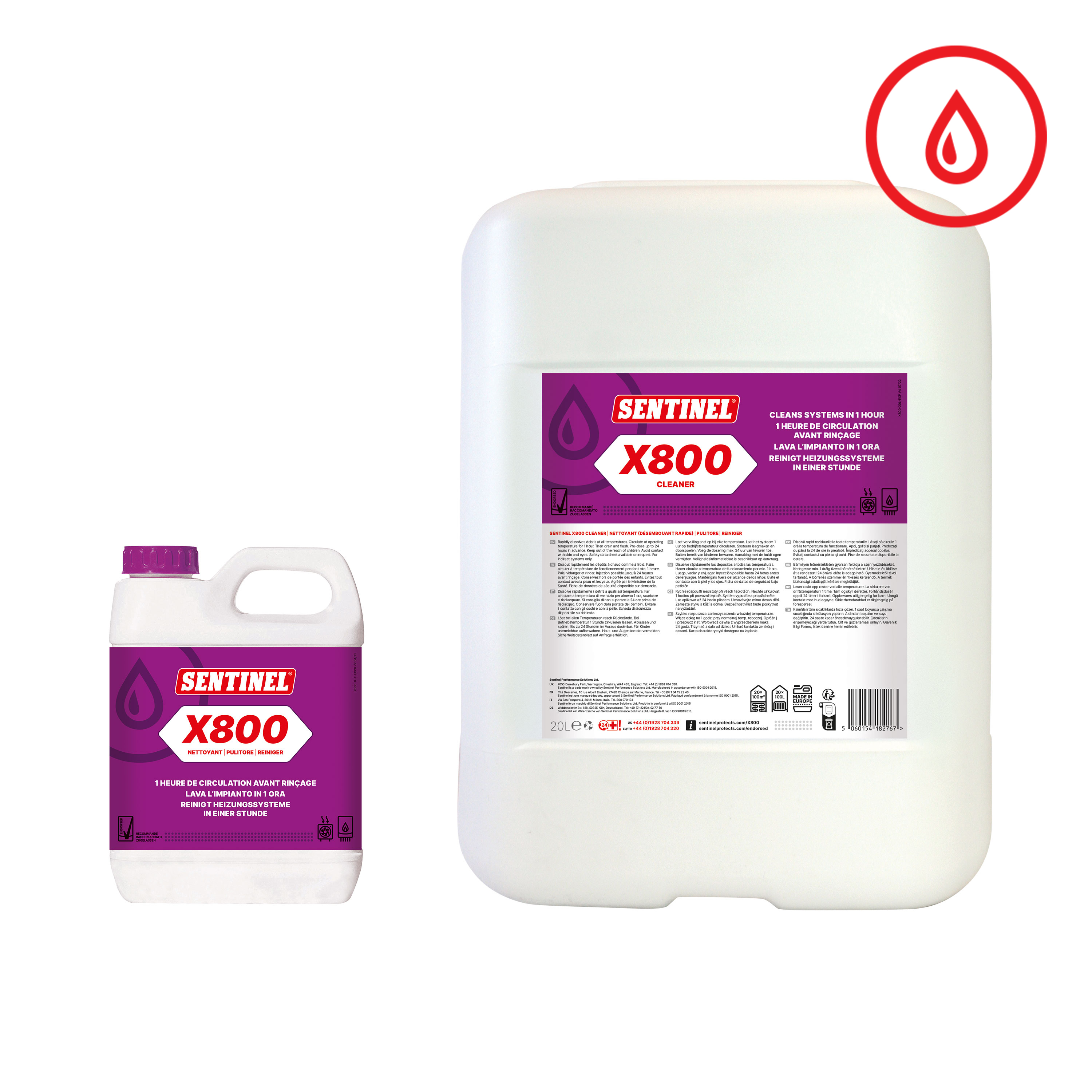 X800 Fast Acting Cleaner