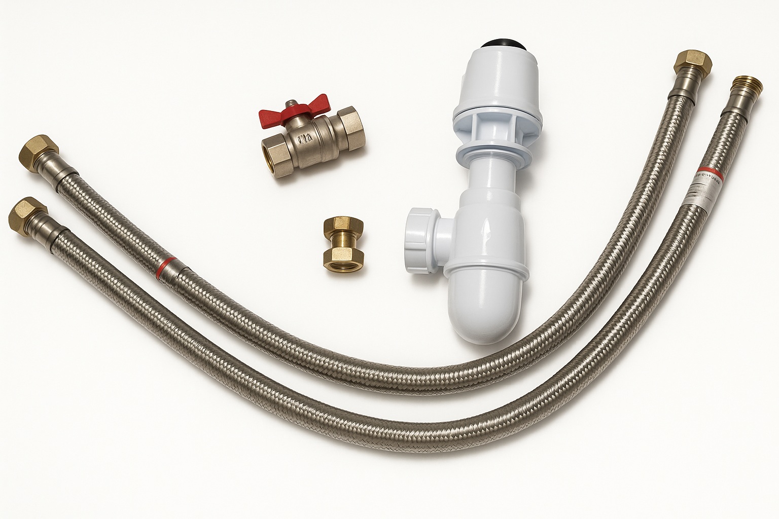 Water softener fitting kit